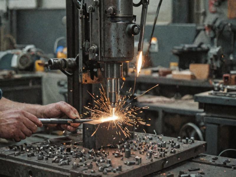 Professional metal finishing workshop