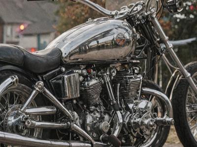 Motorcycle chrome restoration